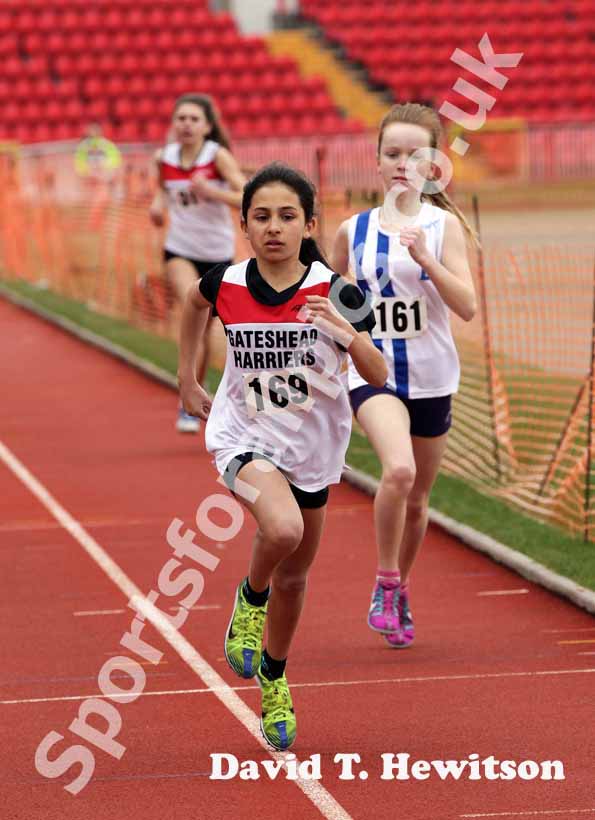 Under-13s 800 metres, Gateshead Open.
